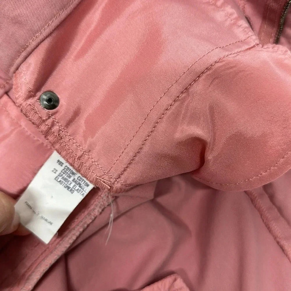 Gucci Pants Trousers Slim Leg Leather Bow Tailored Ankle 2000's VTG Pink Size 12 - Picture 9 of 13